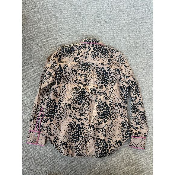 J crew cheetah linen cotton blend pants set with pink trim
Top S pants 4 - Picture 5 of 9